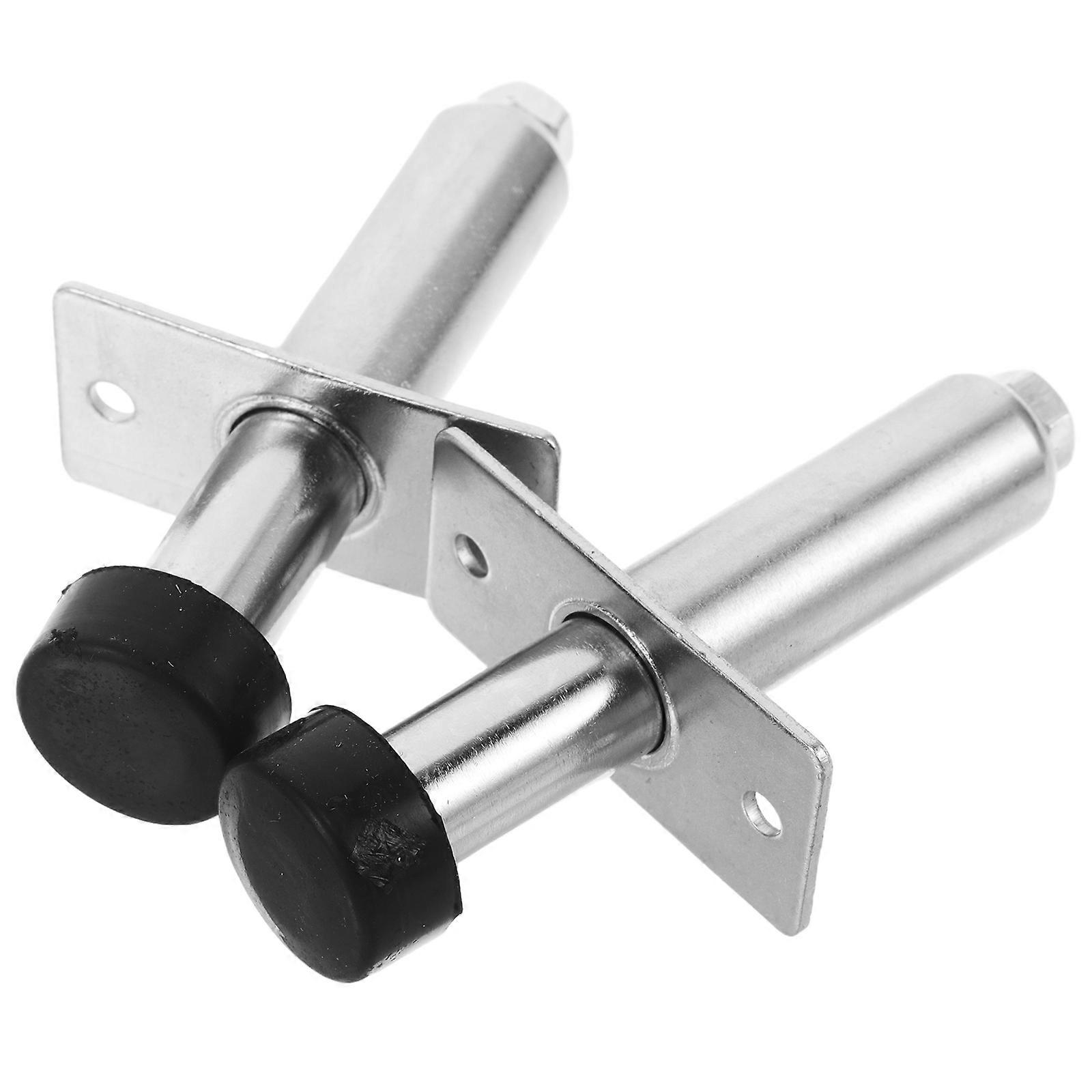 Stainless Steel Car Trunk Lock Kit 2 Pcs, Easy Install, Spring Loaded, Durable Chrome Finish, Enhanced Security for Vehicles