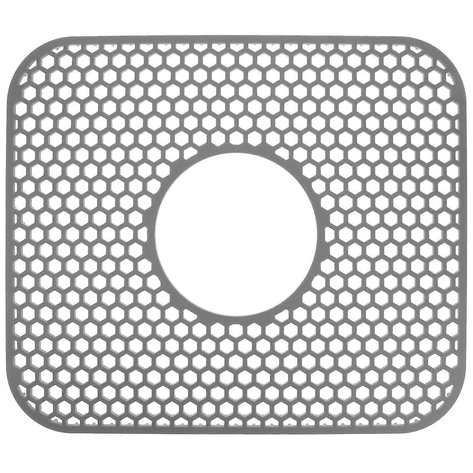 Grey Silicone Draining Sink Mat for Kitchen Accessory Silicone Draining Sink Mat