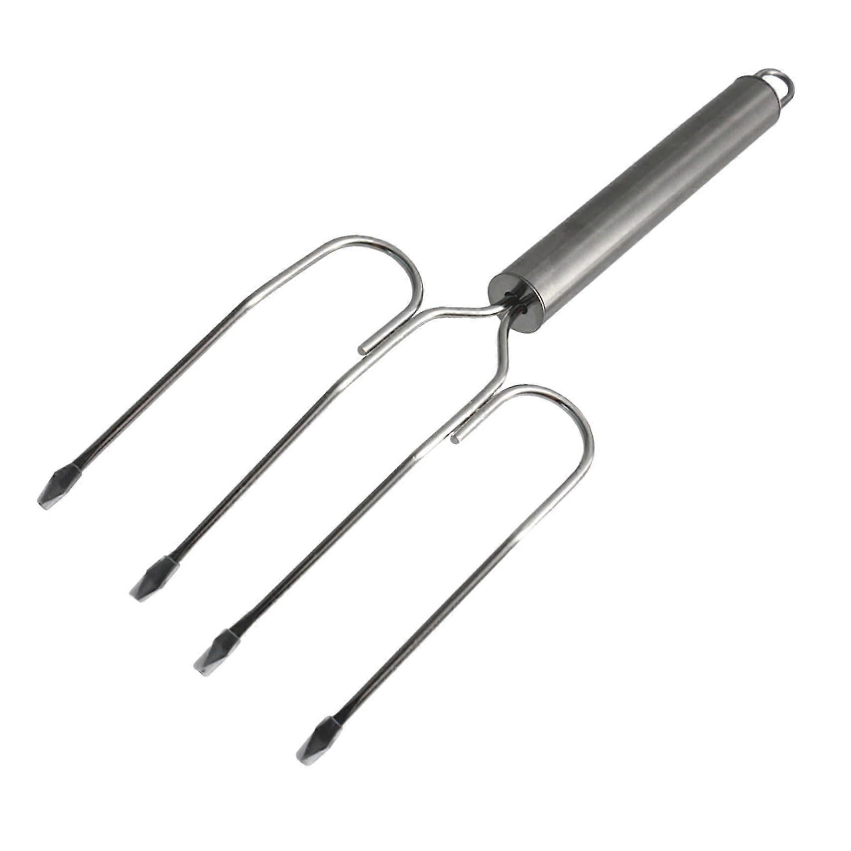 Turkey Fork Skewer for Grill Fork Made of Stainless Steel Reusable