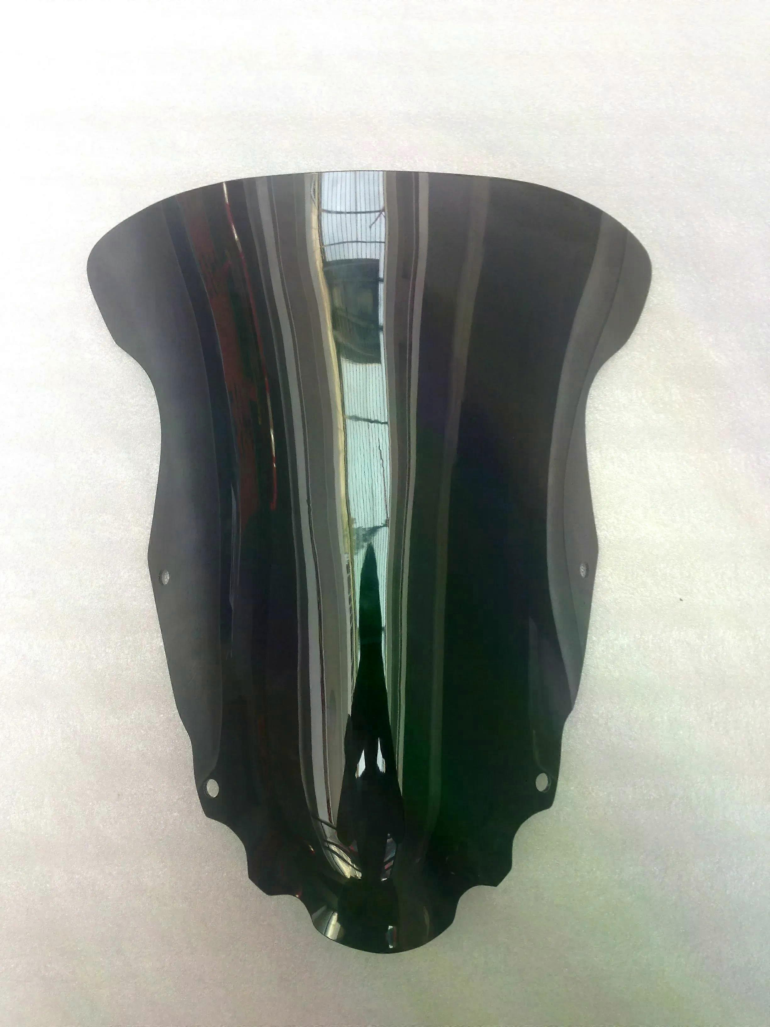 con Motorcycle Fairing Windscreen KLR 650 For KLR650 Windshield Front Glass Airflow Deflector Wind Screen Black 2008-2015