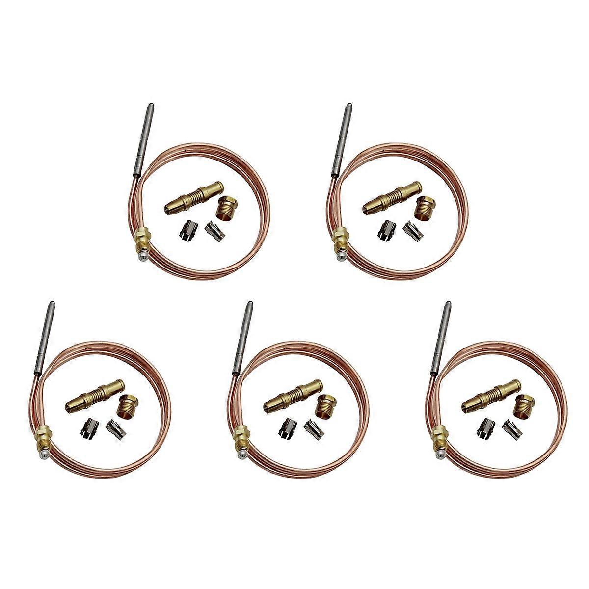 5X Thermocoupler for Thermostat Control Pilot Assembly Replacement 1980-036 Snap for Universal Therm