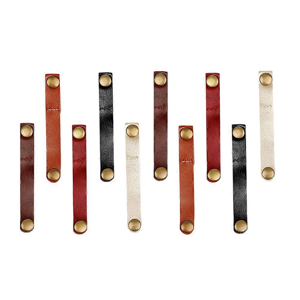Desk Cable Holder Useful Cable Management Clips Assorted Color For Cables 10Pcs