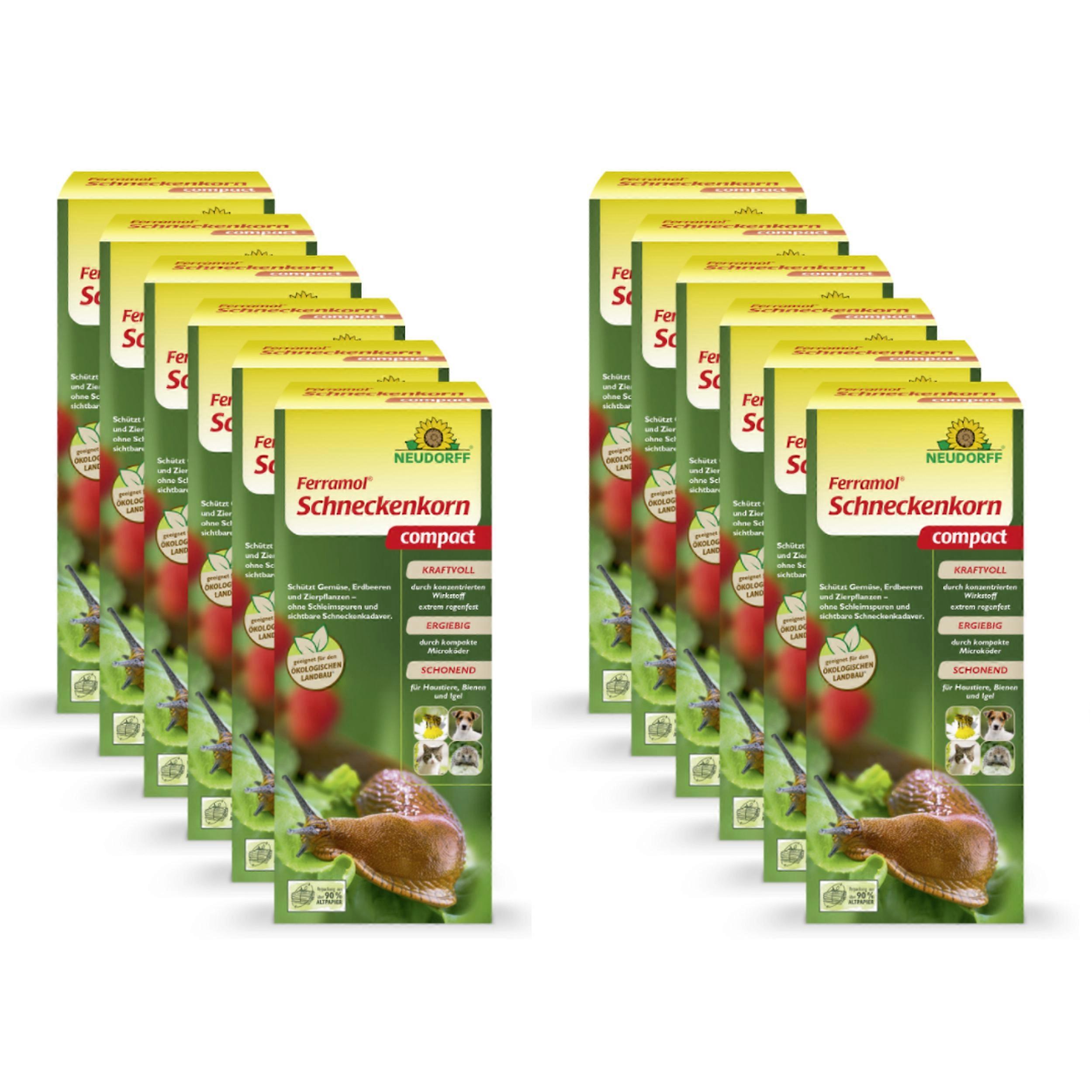 12 x NEUDORFF Ferramol snail grain compact, 700 g