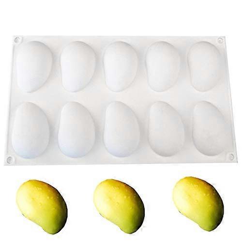 Mousse Cake Mould, Silicone Baking Mould/Muffin Mould for Cakes, Muff, Biscuits, Ice Cubes, Chocolate, Soap, Bread Baking Mould, DIY Mould (Mango)
