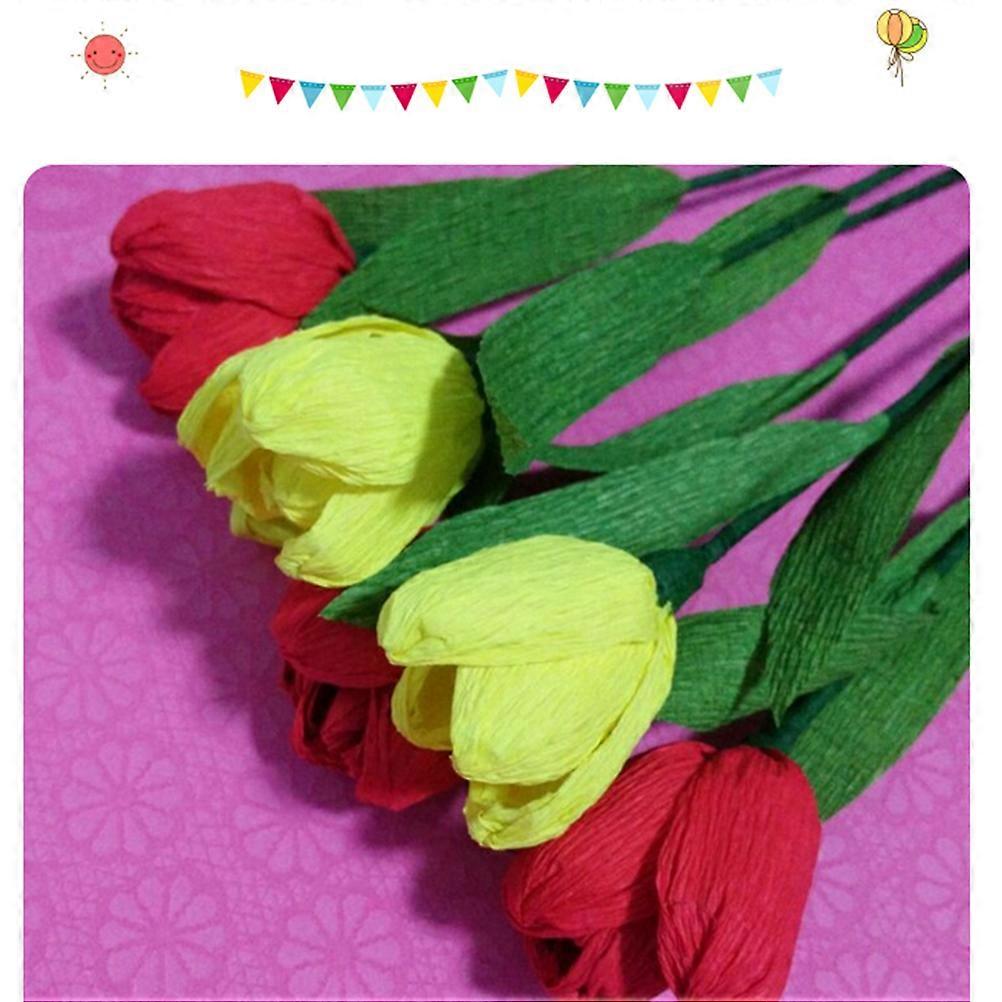 Colored Crepe Paper Wrapping Paper Scrapbooking Stamping Assorted Color 39.37x19.69inch 3 Packs