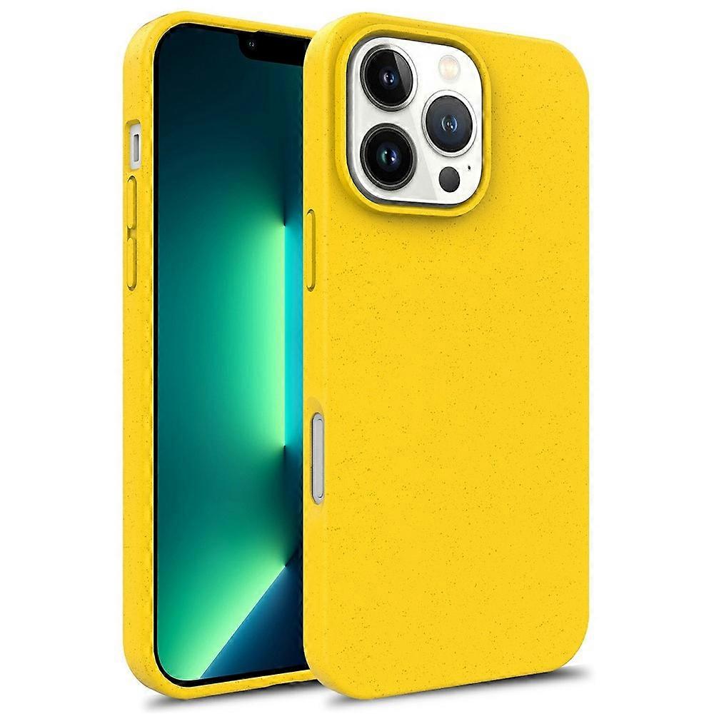 Bulk Purchasing Compatible For iPhone 16 Pro Case Biodegradable Wheat Straw + TPU Eco-Friendly Phone Cover