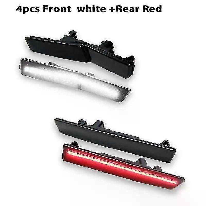 Applies to Amber/Red Full LED Side Marker Light For 2015-22 Dodge Challenger SRT Hellcat Widebody ONLY, Replace OEM Sidemarker Lamps