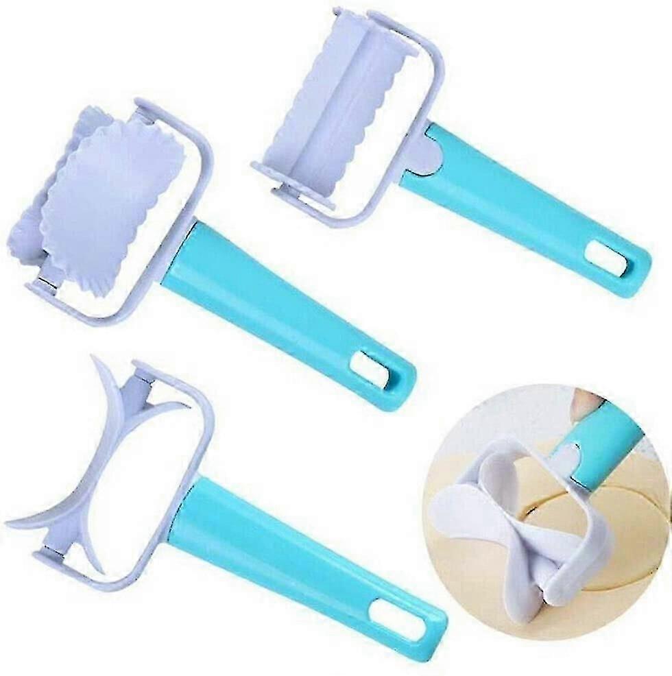 Teigschneider - Teigmesser 3er Set