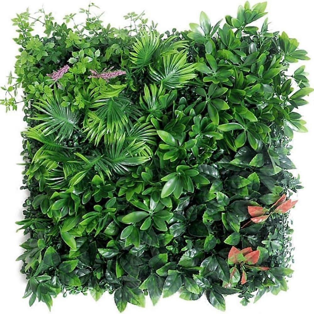 Artificial Boxwood Panels, Green Artificial Plants, Hedge Fence, Green Ivy, Privacy Fence, 50 x 50 cm