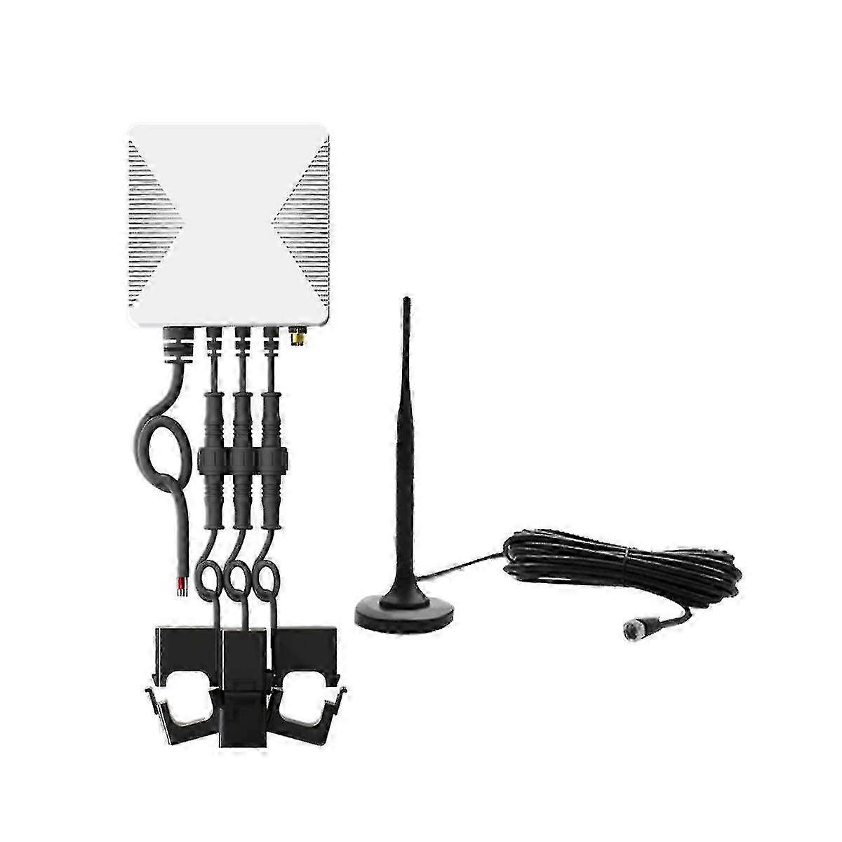 80A 3 Phasen WiFi Energie KWH Meter Stromzange Stromwandler App Monitor