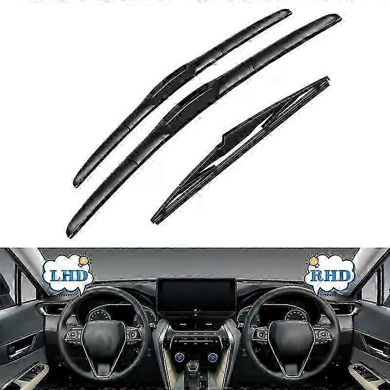 Front and Rear Wiper Blades for Mitsubishi Mirage Hatchback 2012 - 2022 Car Accessories 21 14 12