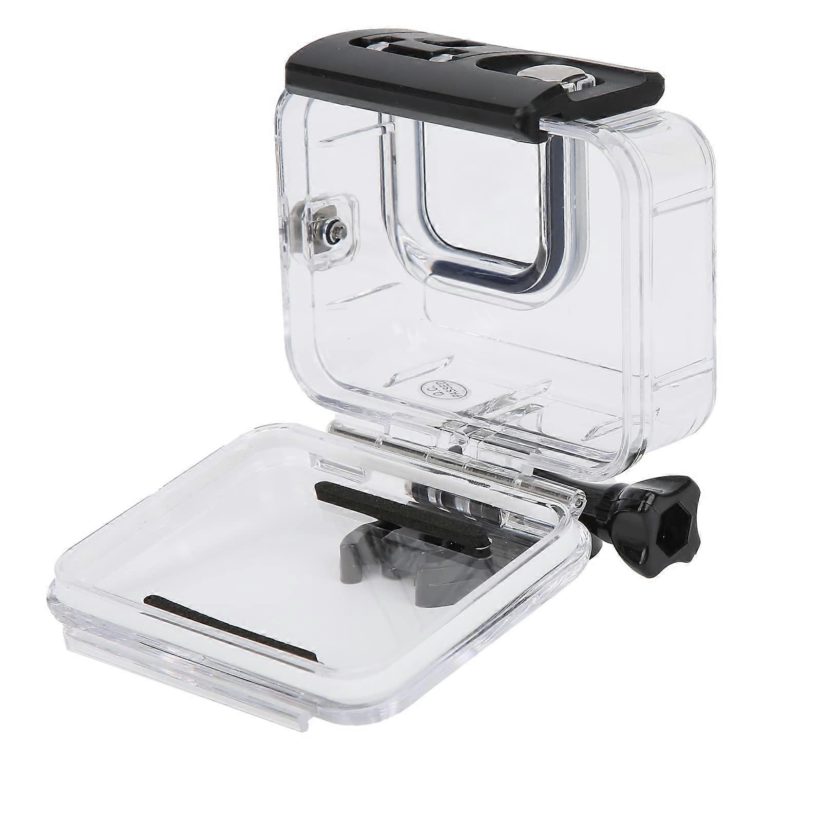 Underwater Camera Housing, 45M Waterproof Dive Case for Action Cameras, High-Transparency Cover, Durable Material
