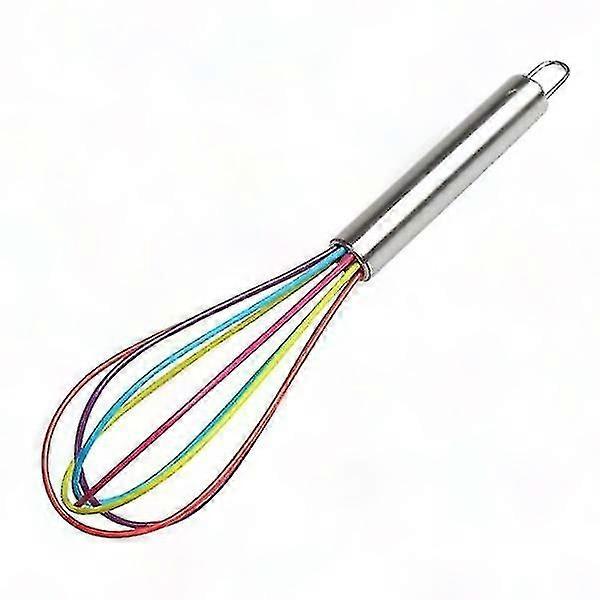 Stainless Steel Egg Whisk with Silicone Handle - Kitchen Mixer Tool