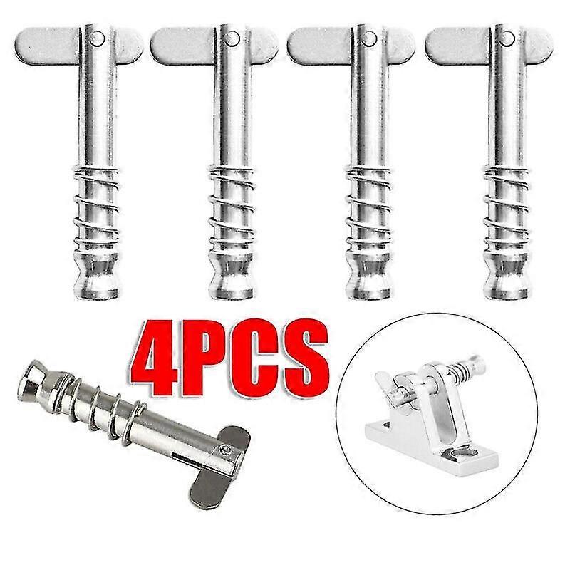4x Quick Release Pins voor Deck Scharnier Boot Bimini Top Fitting 316 RVS