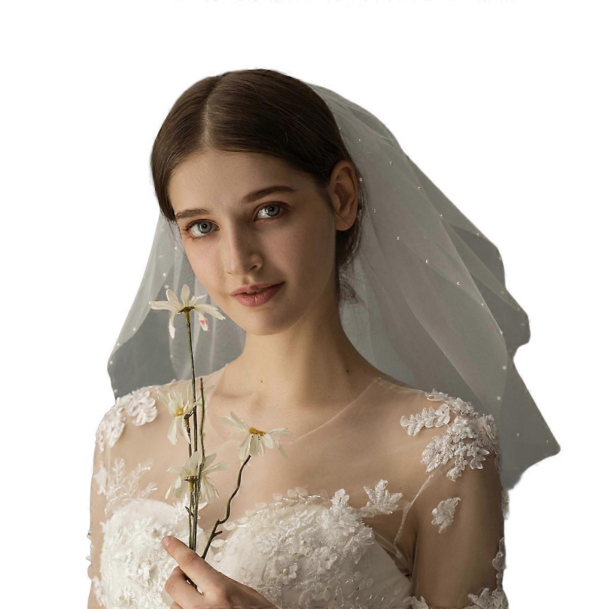 Wedding veil, short, 1 pc.