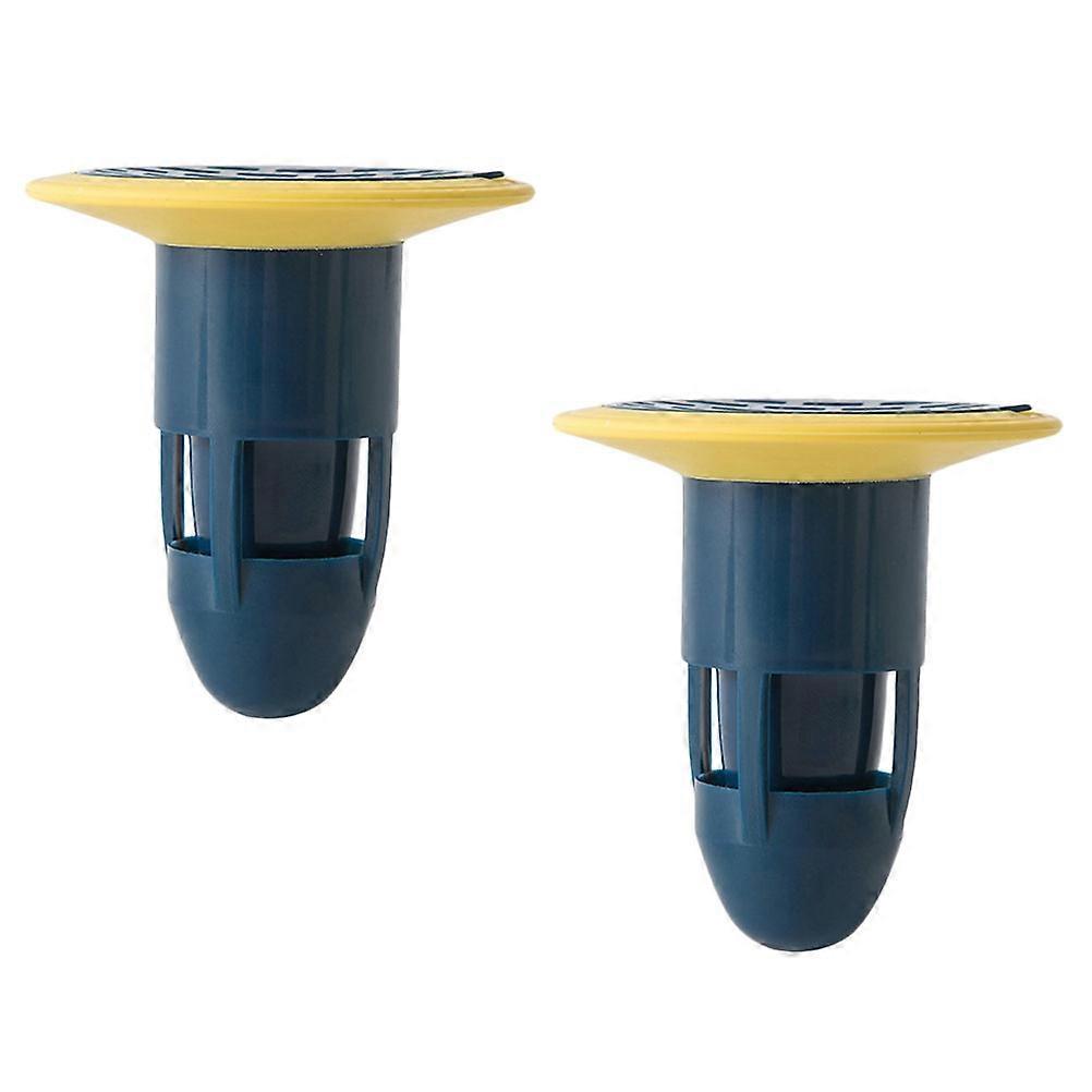Bathroom Floor Drain Strainer ABS TPR Square Drain Hole Design 2Pcs