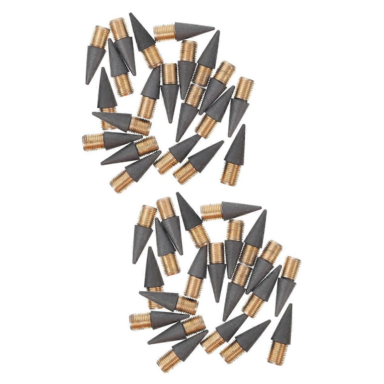 2 Sets of Replacement Pen Tips, Pencil Holder, Graphite Pencil, 35 Pieces x 2