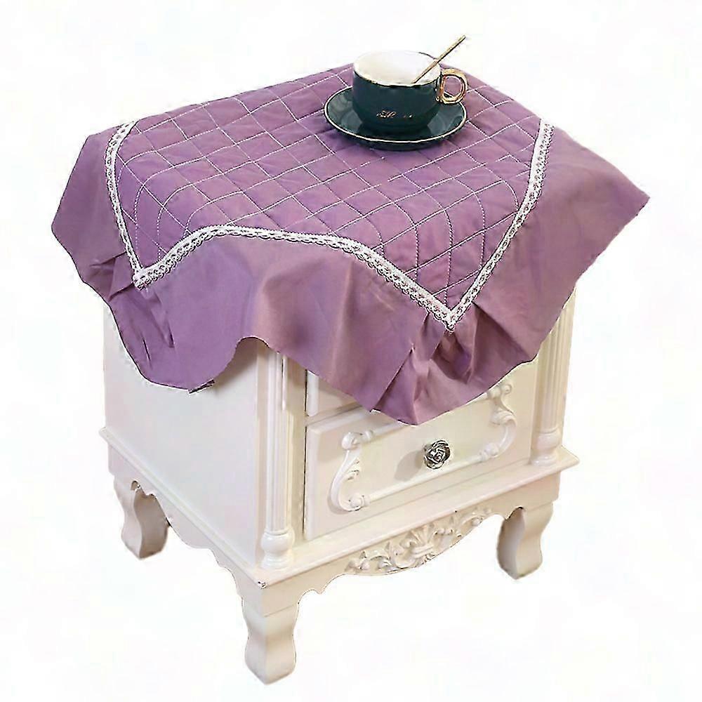 Bohemian Nightstand Cover Stylish Anti Slip Tablecloth for End Tables