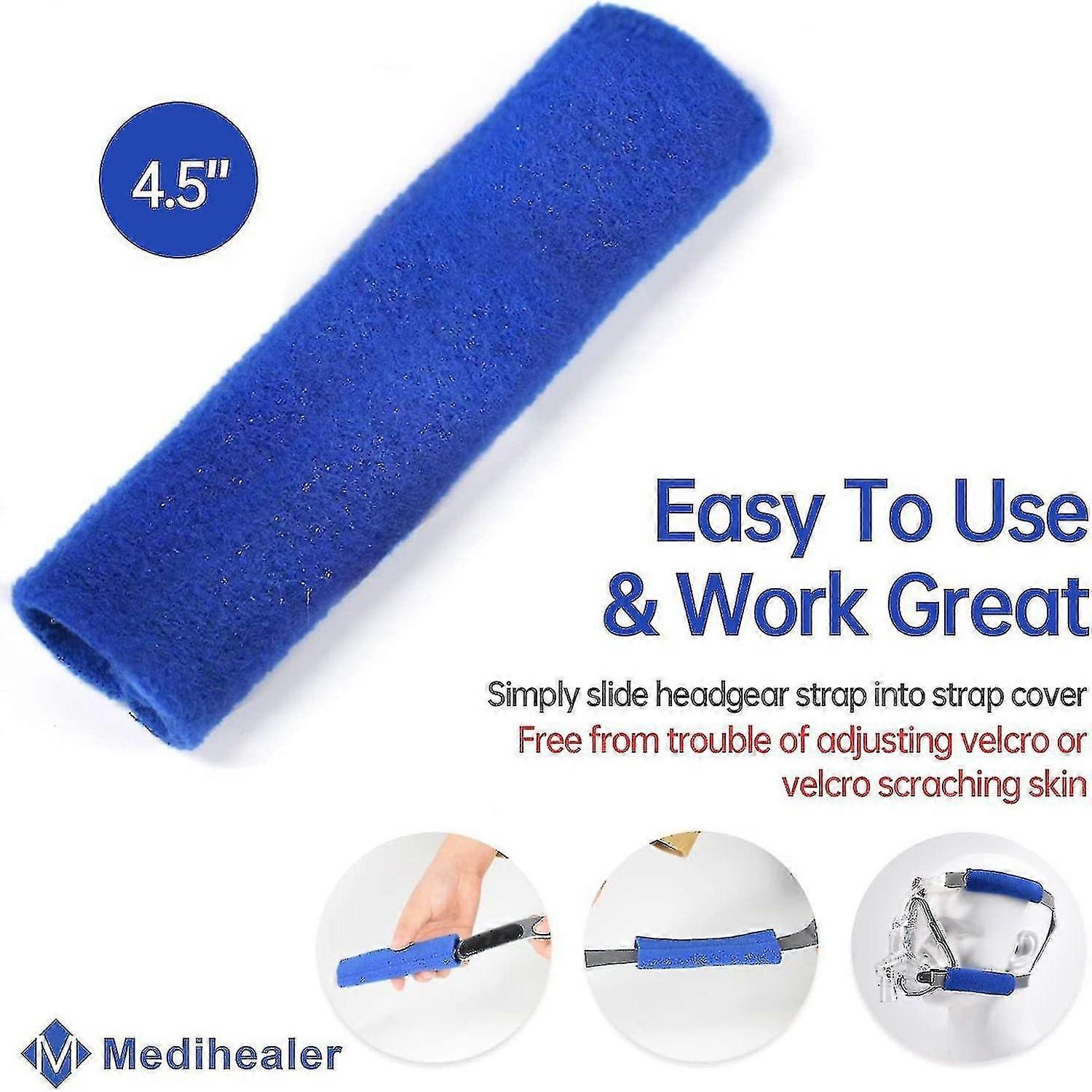 8 Pack  Compatible With Cpap Headgear Strap Covers, Universal And Reusable Cpap Strap Covers, Soft-fleece Strap Pads, Reduce Red Marks &amp; Skin Irri