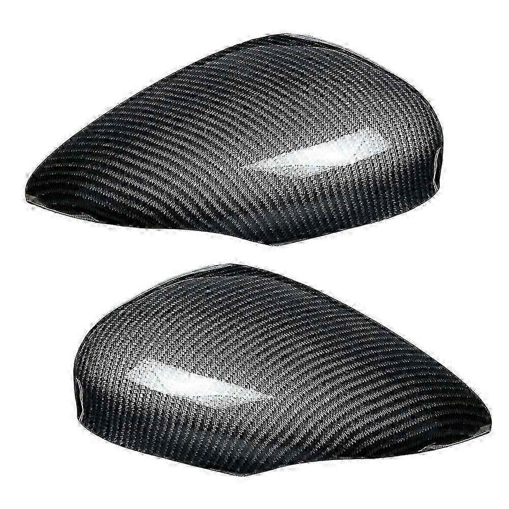 Carbon Fiber Side Wing Mirror Cover Trim Rear View Mirror Covers for Ford Fiesta Mk7 2008 2009 2010 2011 2012 2013-2017 DS