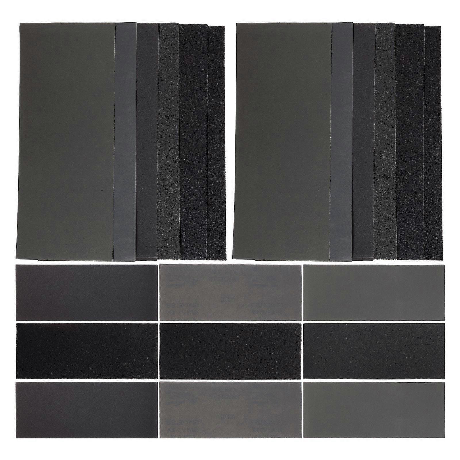 Sander Pads Sanding Pads for Handyman Craftsman DIY Enthusiast 22.80X9.30X1.00CM Silicon Carbide Wet Sanding 28Pcs