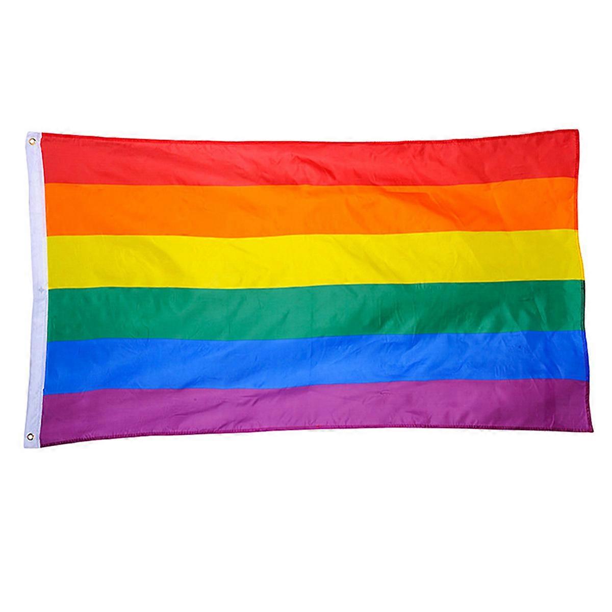 Fabric Pennant Banner Decorations Flag Multi-Colored 2Pack