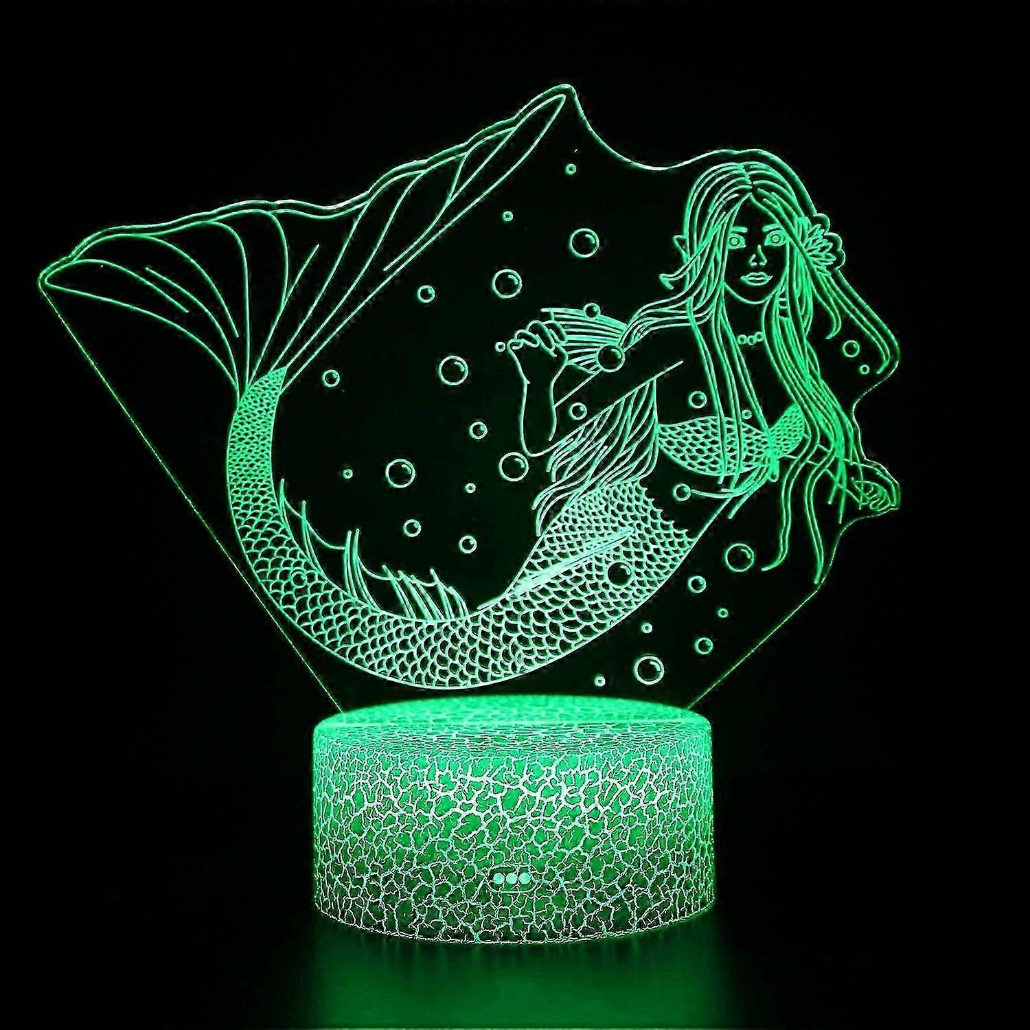 3d Touch Light Night 7 Colors Remote Control Sirne 1162 Hr