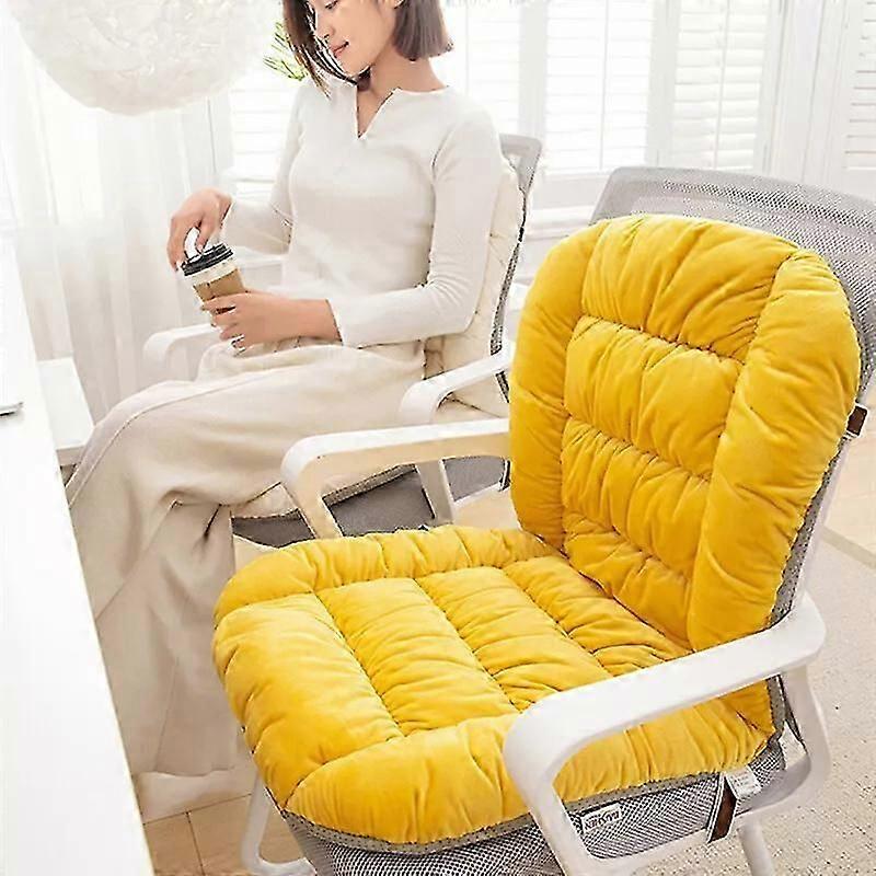 Desk Chair Cushion, 2024 New Chair Cushion Plush with Ties Dorm Chair Cushion