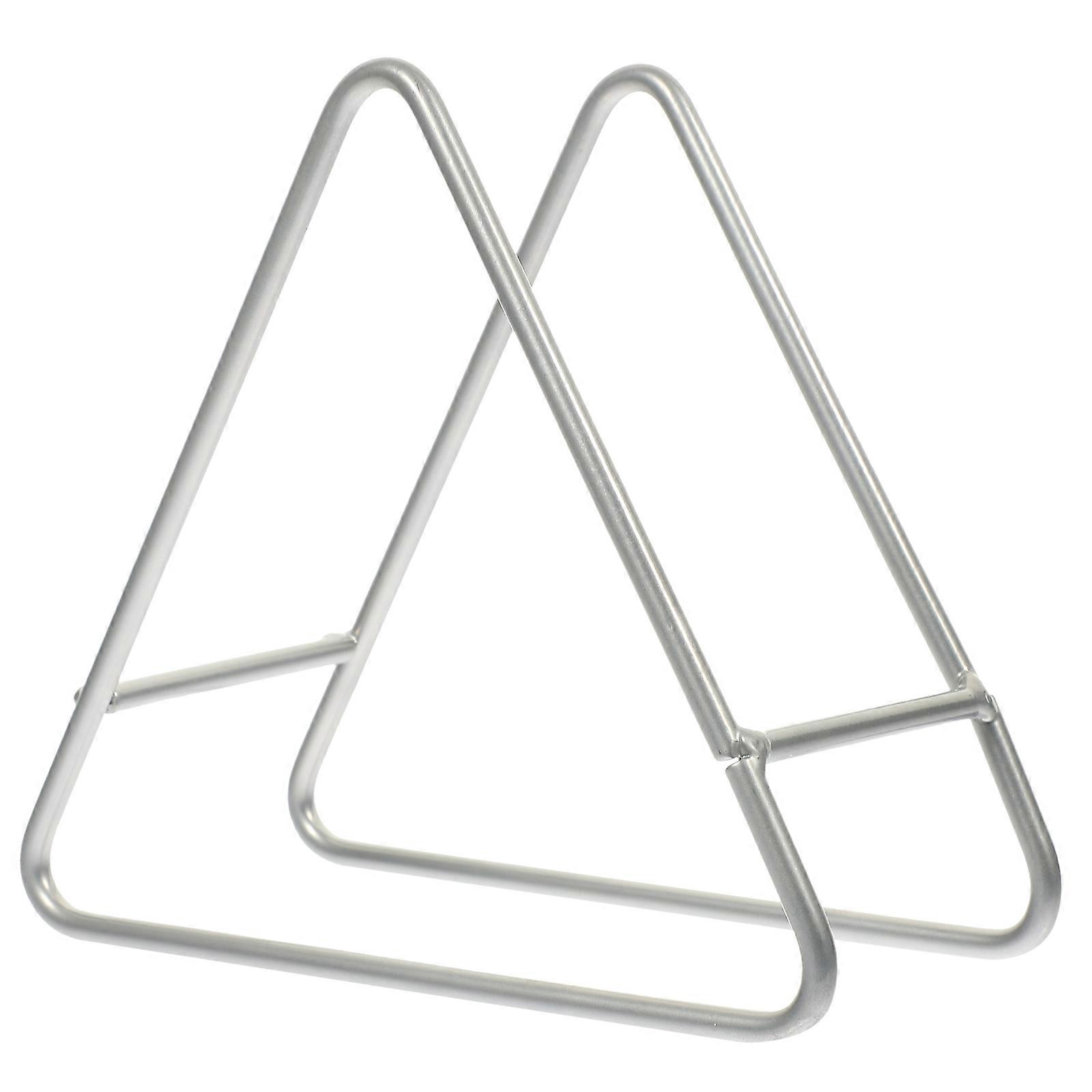 Dinner Plate Storage Rack Kitchen Organizer for Plate and Bowl Drying Silver 15X13.7X7.2CM Space-Saving Design 1Pcs