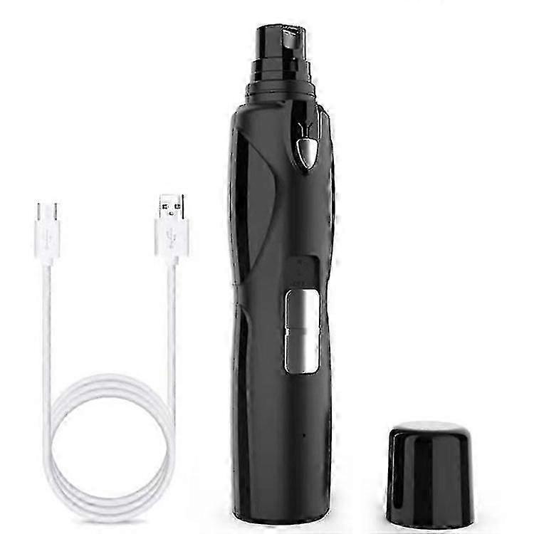 Dog And Cat Nail File With Touch Control, Quiet Operation With 2-speed Led For Safe Grooming And Smoothing For Small, Medium And Large Dogs