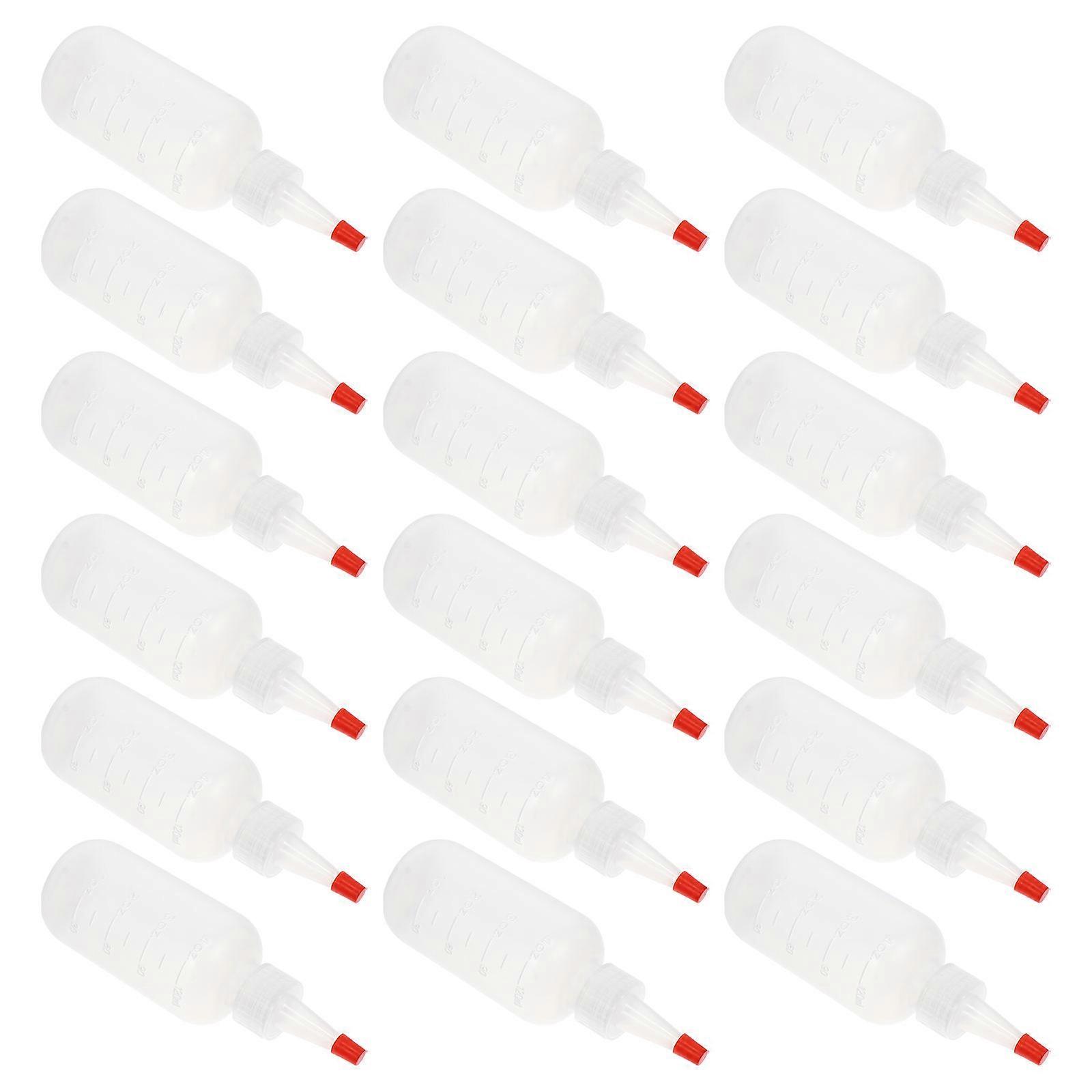 Transparent Squeeze Bottles with Pointed Mouth for Storage Use 120ML
