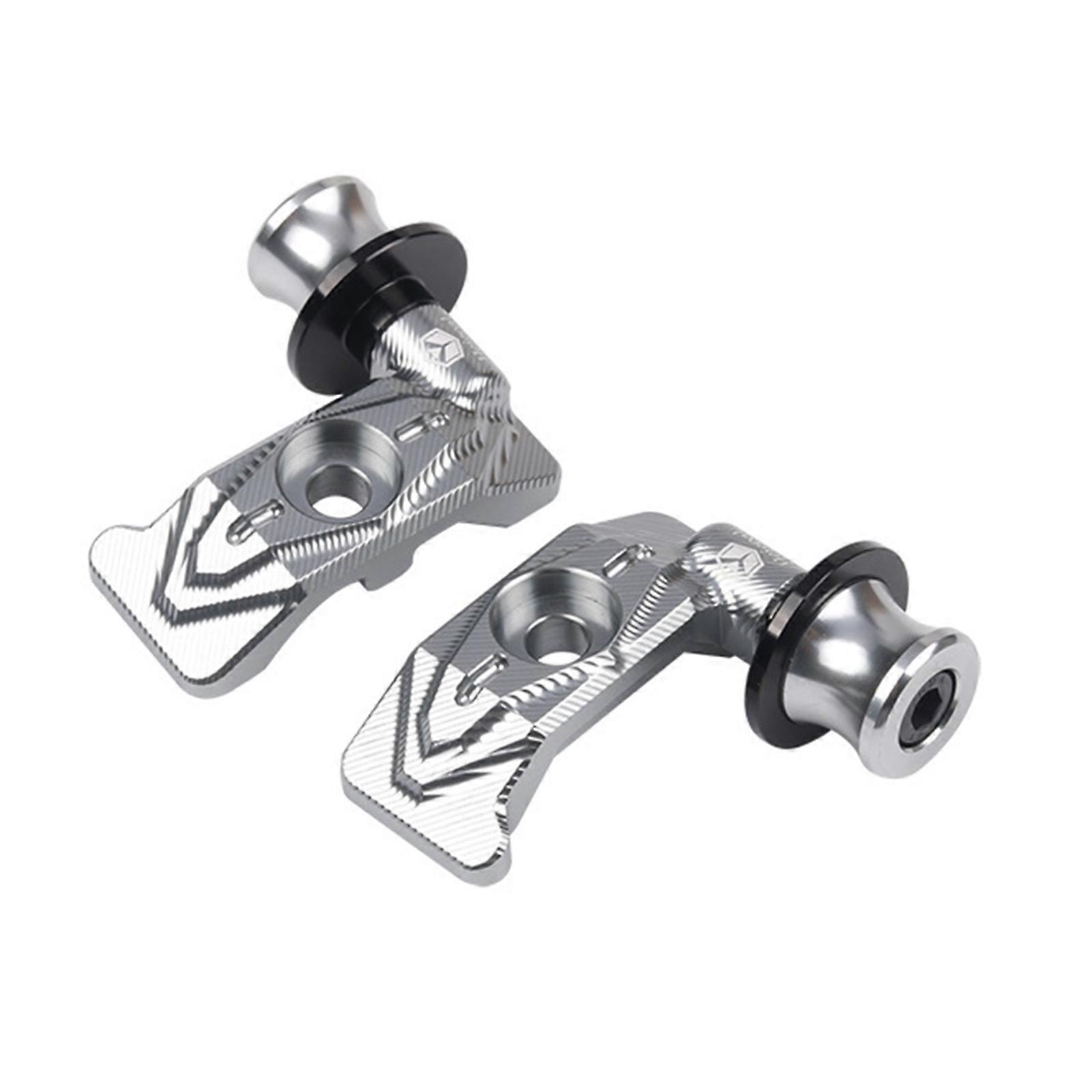 Rear Wheel Fork Axle Slider Swingarm Stand Pick Up Chain Adjuster for MT07 FZ07 14-23 Motorcycle Modified Accessory titanium color