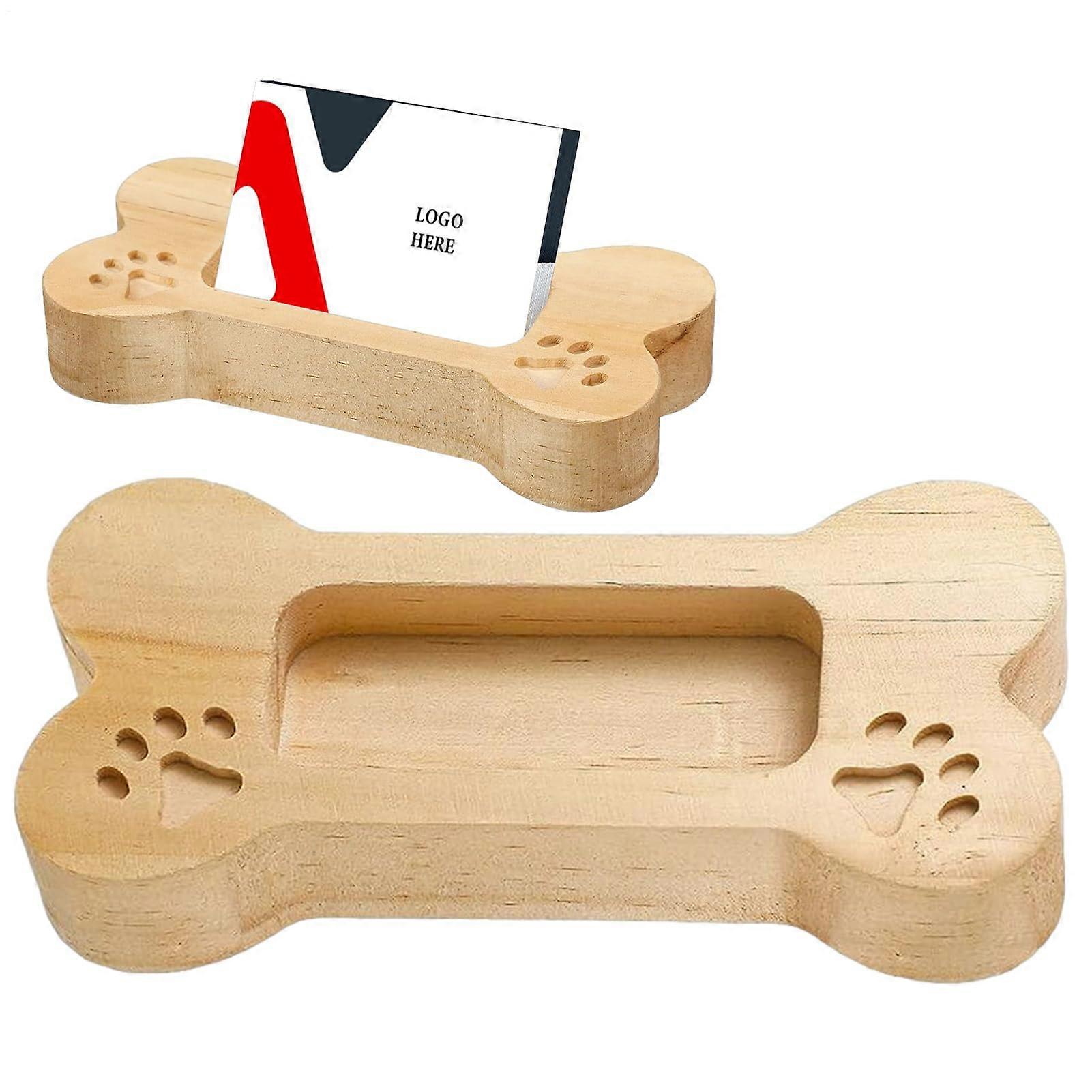 Wooden Business Card Display Elegant, Sturdy Design for Professionals