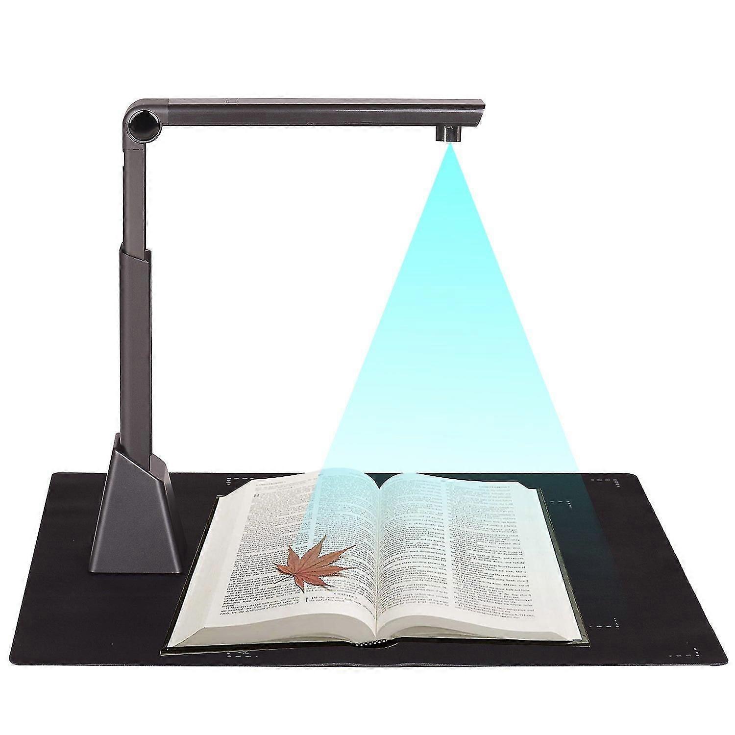 Portable Adjustable High Speed Usb Book Image Document Camera Scanner 8 Mega-pixel High-definition With Ocr Function Led Light
