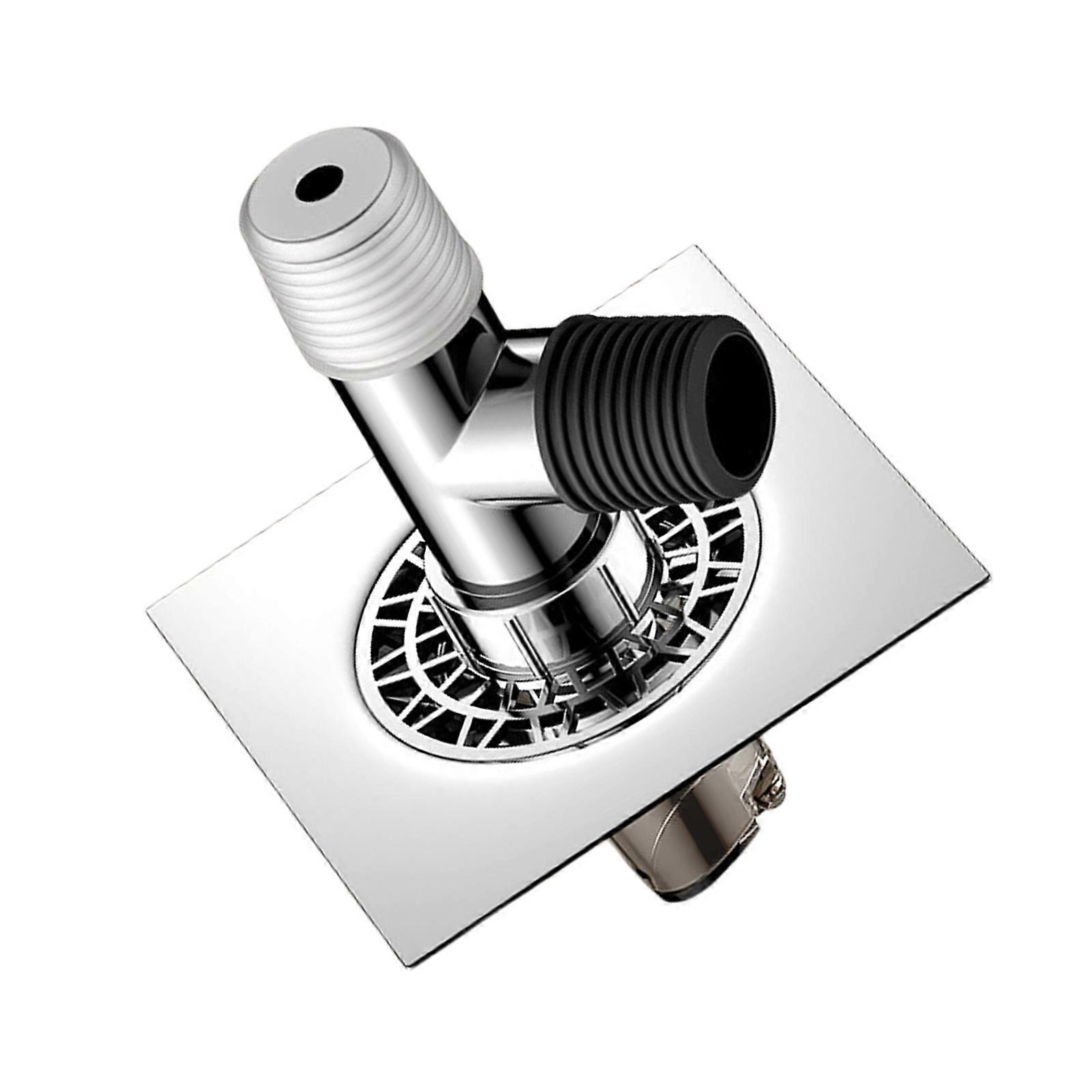 Bathroom Pipe Sewer Connector AntiOverflow Deodorant Joint Washing Machine Floor Drain Adapter Tees Joint Easy to Use Multicolor