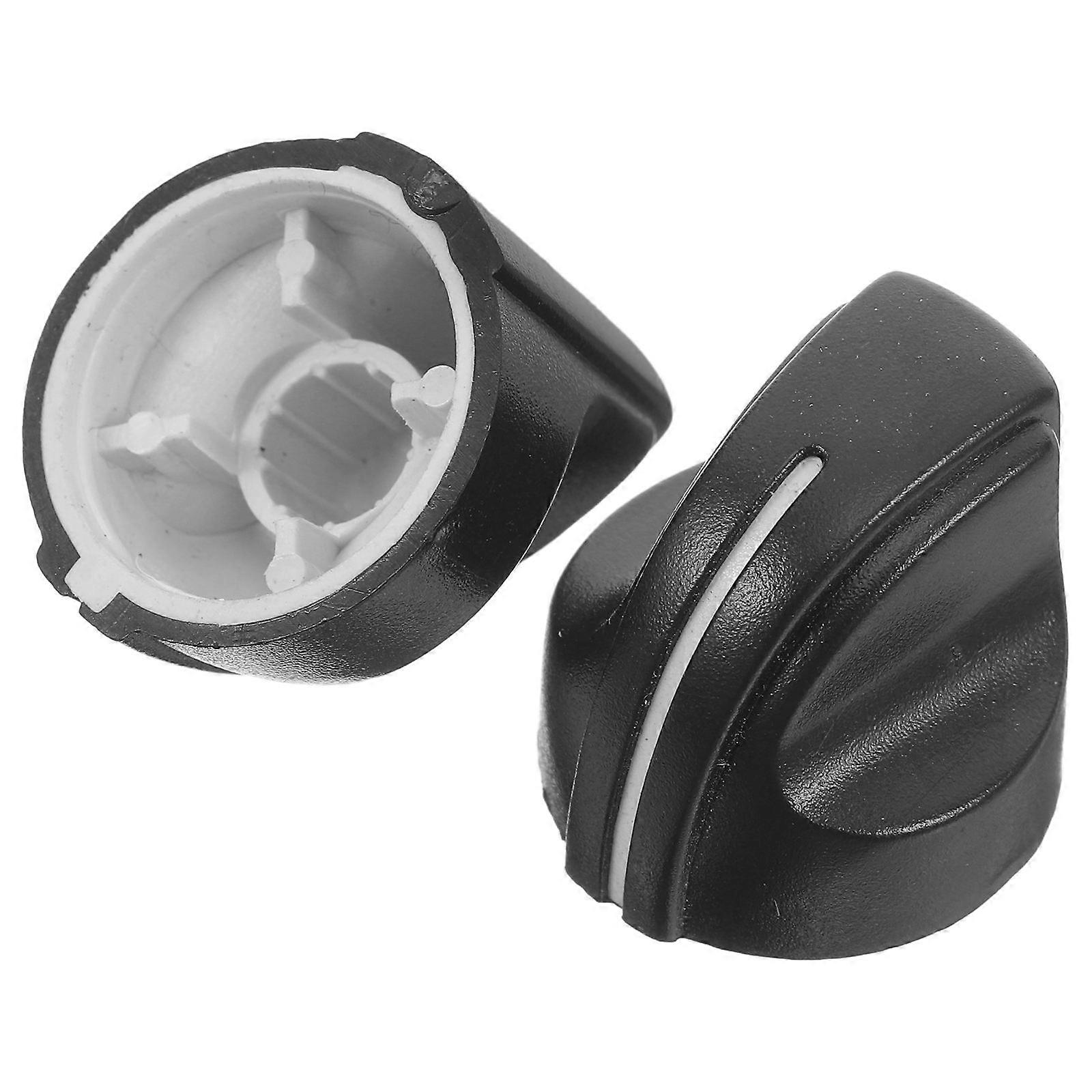Potentiometer Knob Cap, 2pcs Plastic Knurled Control Knobs for Amplifiers and Electrical Devices Rotary Switch