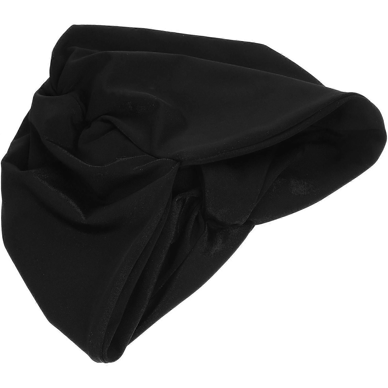 Elastic Pleated Swim Cap for Women – Comfortable Fit Bathing Hat for Long Hair, Pool & Summer Use