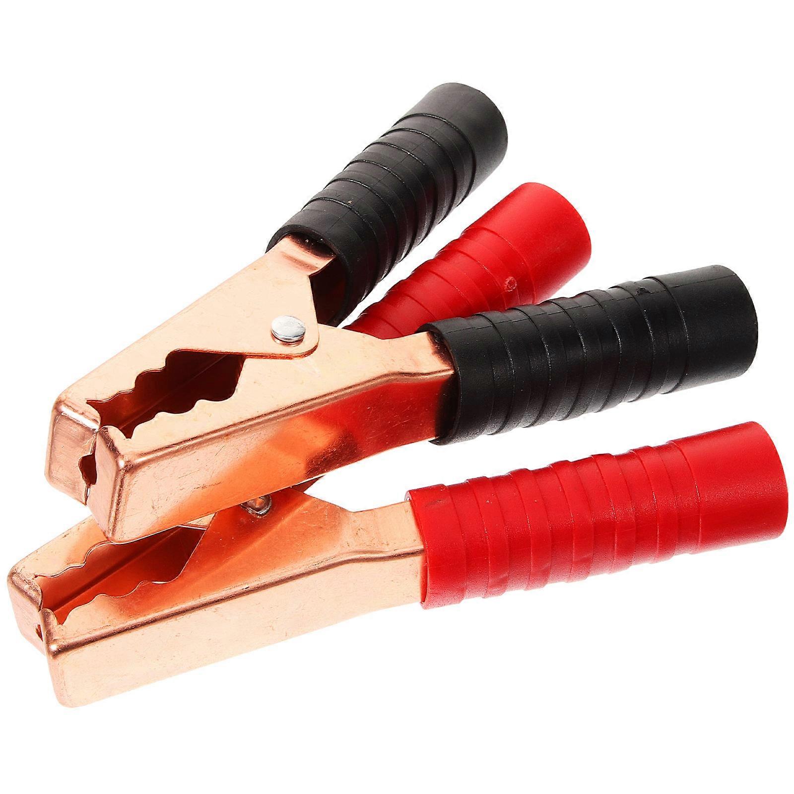 كابلات الطائر للسيارة الطائر كابل المشبك كليب سيارة الطوارئ بدء تشغيل بطارية السيارة 140 مم طلاء النحاس 1 زوج