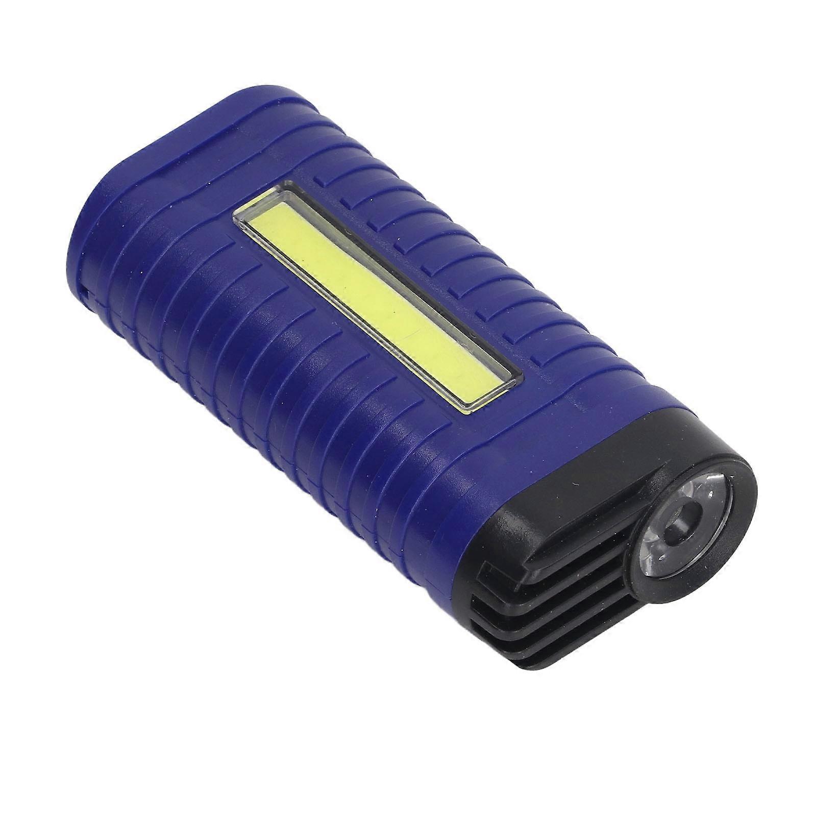 Outdoor Flashlight with Pen Clip LED COB Dual Light Source Flashlight USB Charging Work Lamp 