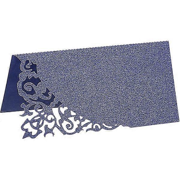 Table Placement Card with Name, 50 pcs 3.9 x 3.9 inch, Party Decoration, Hollow Design, Blank Seating