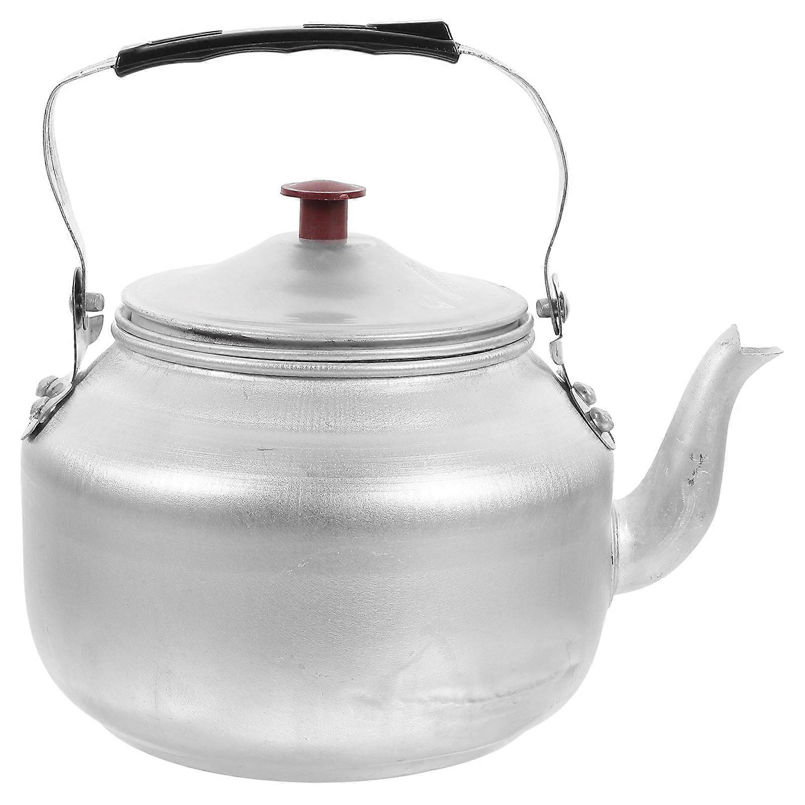 Retro Tea Kettle Aluminum Water Kettle Fast Water Heating Home Use Round Shape 18.50X17.00X13.50CM 1Pack