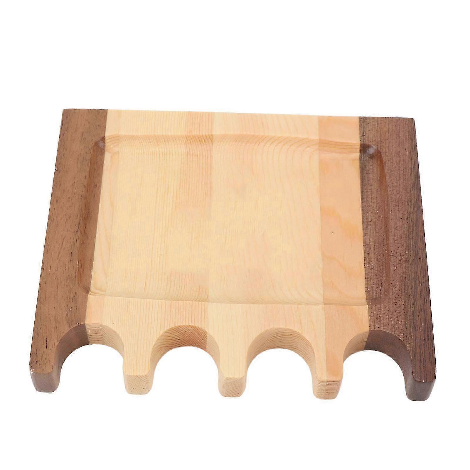 2025 Pool Cue Holder 4 Holes Portable Pool Stick Holder for Table Billiard Cue Rack Claw Solid Wood