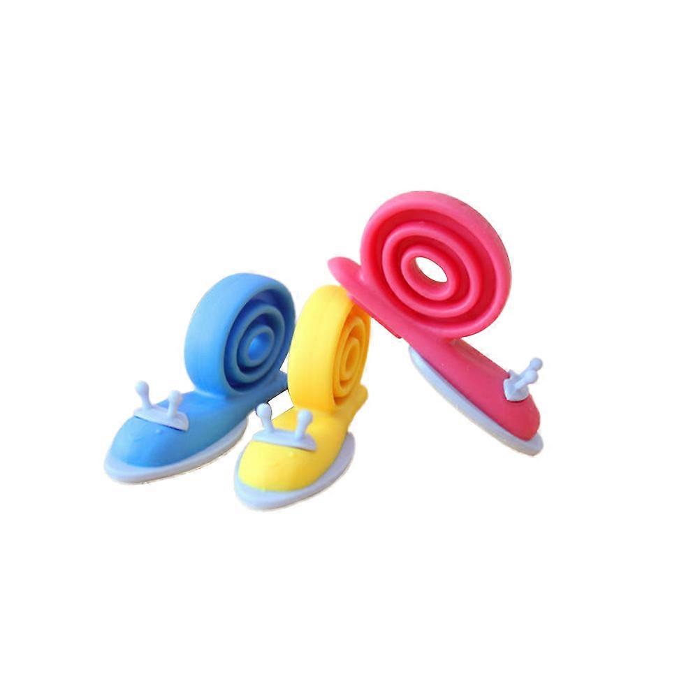 حراس قرصة إصبع الباب حماية السلامة شكل الحلزون يمنع قرصة الإصبع لون متنوع تصميم خفيف الوزن 20 قطعة