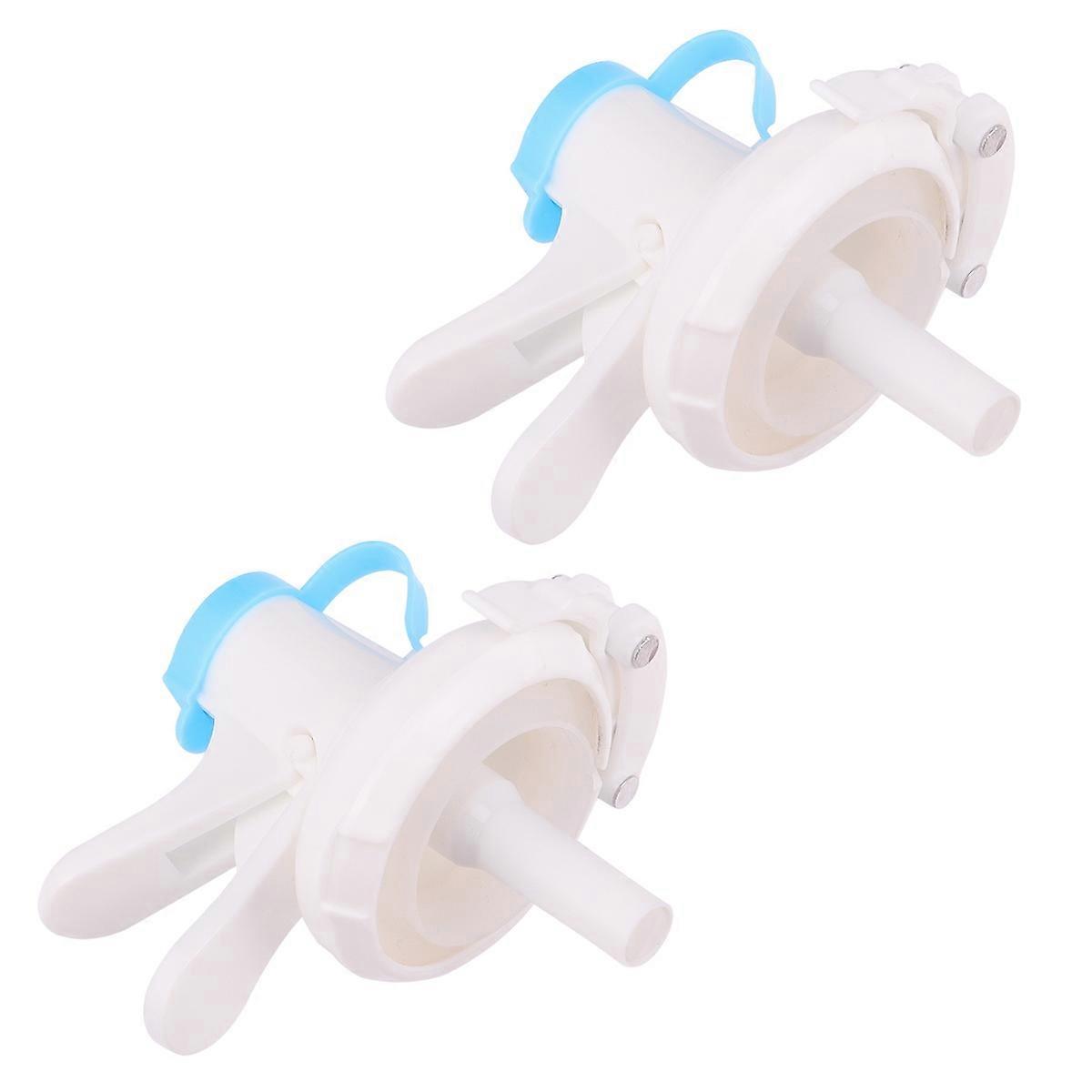 Duckbill Faucet 2pcs for Water Bottles Lightweight Water Dispenser Tap Accessory for Home Use with Buckle, Easy to Clean