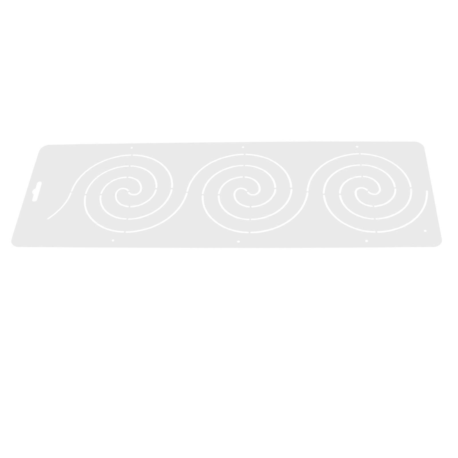 Transparent Quilting Template Ruler for DIY Use with Smooth Surface and Wide Applications in Sewing Projects