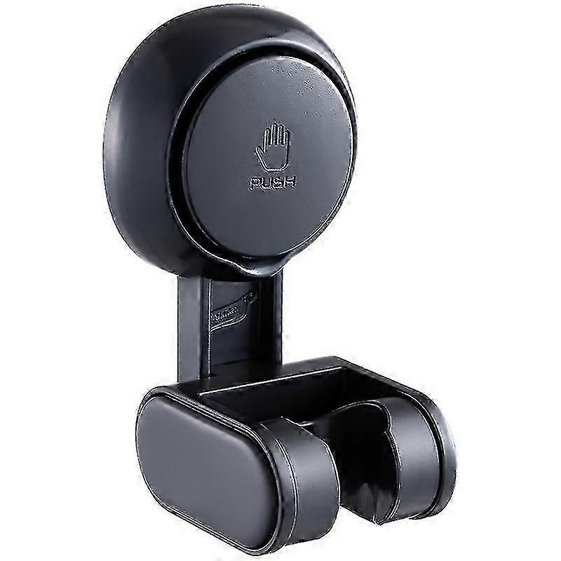 Height Angle Adjustable Waterproof Shower Head Bracket with Suction Cup for Easy Wall-Mounting