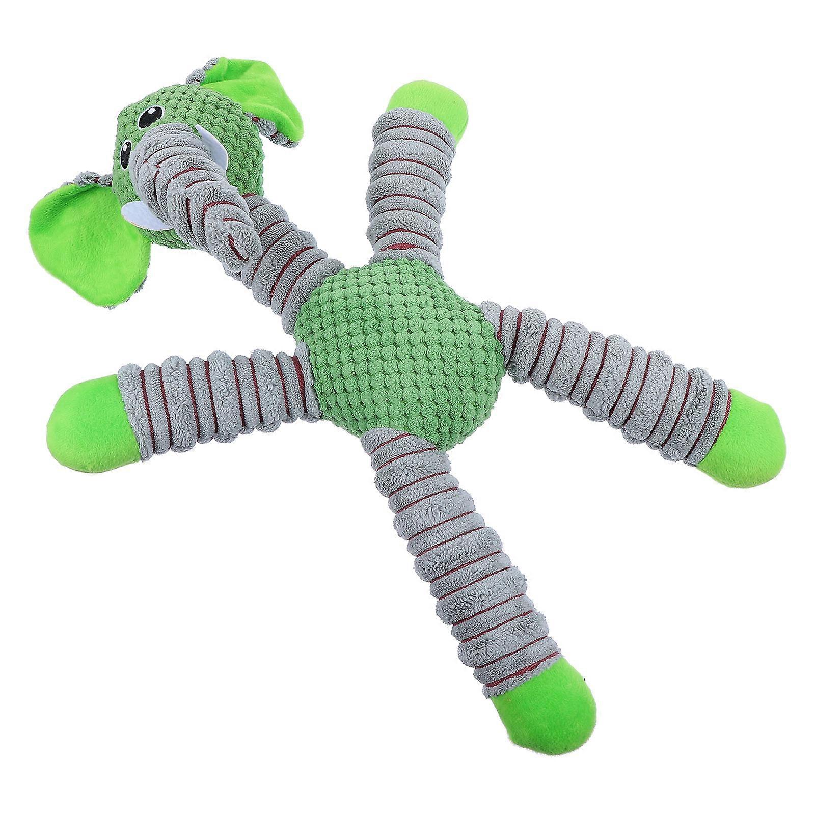 Squeaky Dog Plaything Plush Toy For Interactive Play With Puppies And Middle-Sized Dogs Extended Limbs 1Pack