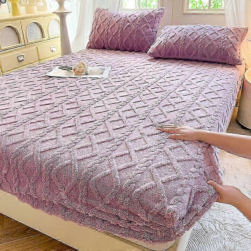 Comode lenzuola trapuntate elastiche morbide e accoglienti adatte per letti king size 70,8 'x78,7 '