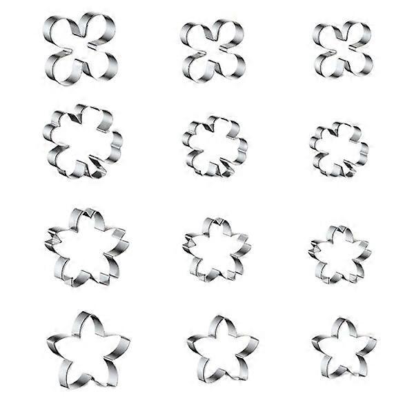 12-pack Easter Cookie Cutters Easter Cookie Molds Stainless Steel