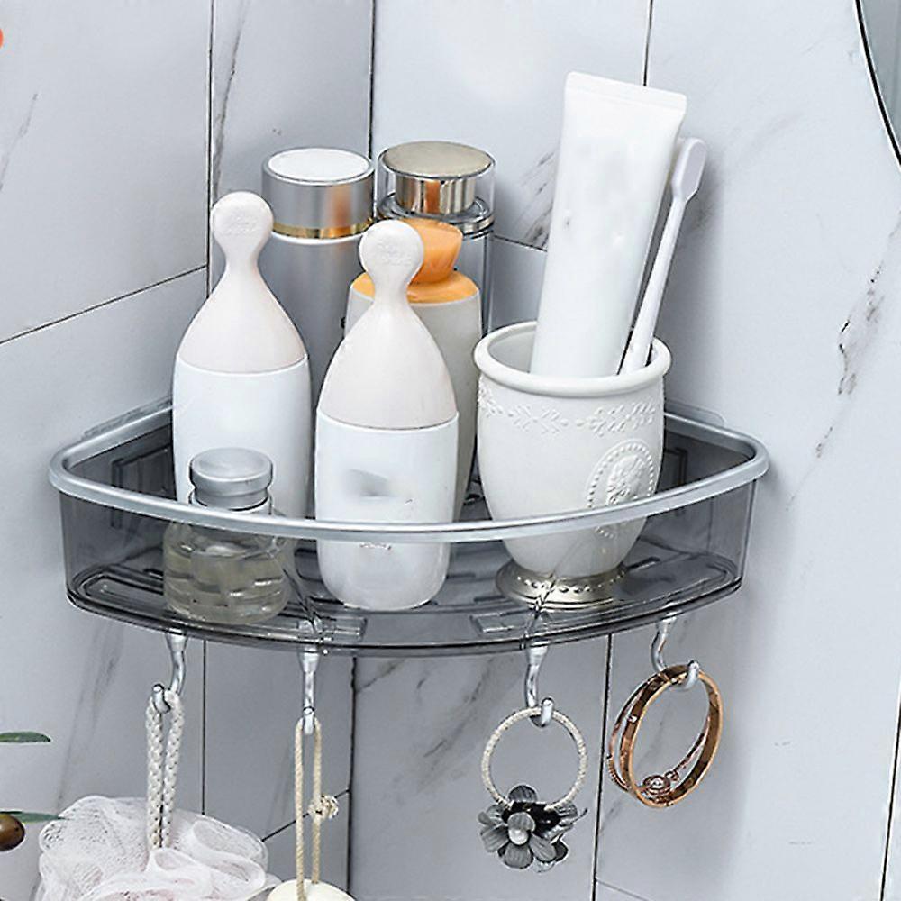 1 Pcs Wall-Mounted Triple-Cornered Storage Rack, for Bath Household